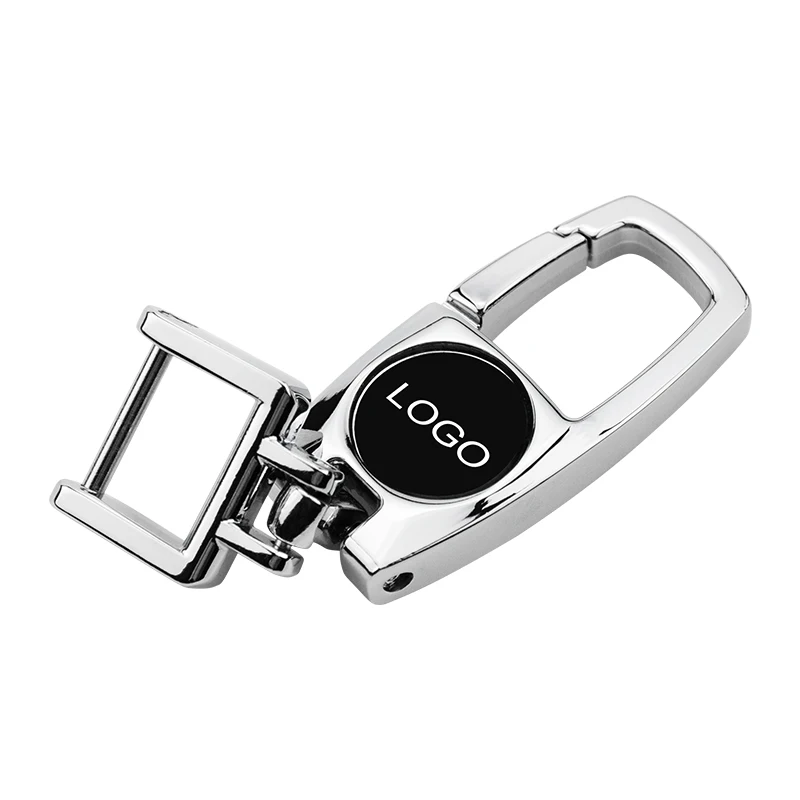 Брелок для ключей с логотипом металлический сплав кольцо-держатель простой