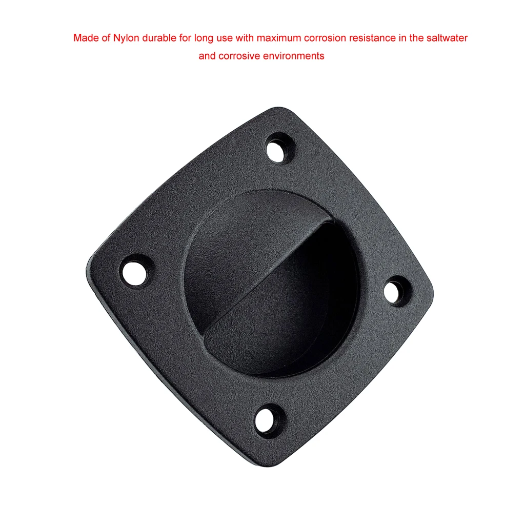 Black Nylon Recessed Flush Sliding Door Handle Pull Square Hatch Pull Handle Motorboat Marine Boat Yacht Cabin Accesories
Black Nylon Recessed Flush Sliding Door Handle Pull Square Hatch Pull Handle Motorboat Marine Boat Yacht Cabin Accesories