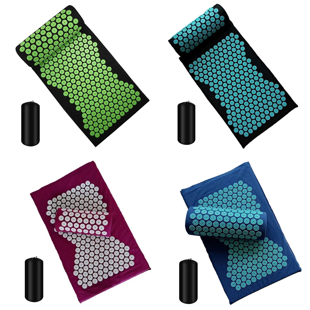 Massage Cushion Yoga Acupressure Mat Pillow Set Neck Back Self-healing Exercise Acupuncture Pad Yoga Equipment
Massage Cushion Yoga Acupressure Mat Pillow Set Neck Back Self-healing Exercise Acupuncture Pad Yoga Equipment