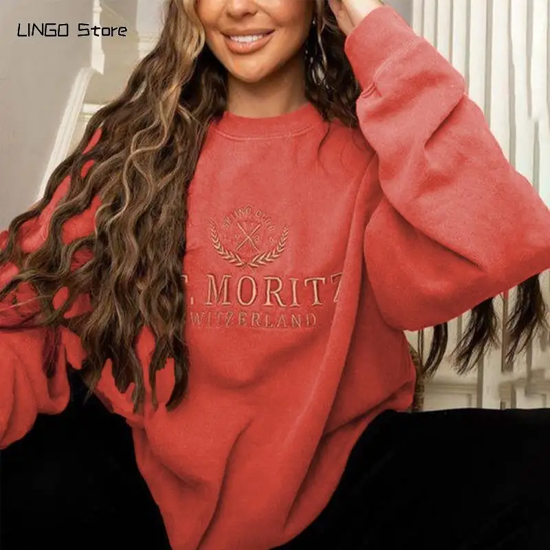 Plus Size Letter Embroid Vintage Red Sweatshirts Women Oversized Loose Casual Streetwear 2020New fashion Winter Tops Long Sleeve
Plus Size Letter Embroid Vintage Red Sweatshirts Women Oversized Loose Casual Streetwear 2020New fashion Winter Tops Long Sleeve