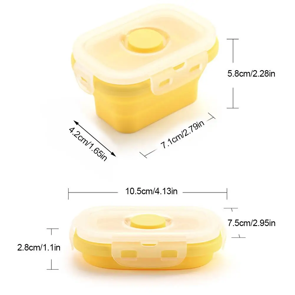 4Pcs Silicone Fold Lunch Box Microwave Oven Bowl Food Storage Box Bento Floding Containers Collapsible Meal Container For Kids 
4Pcs Silicone Fold Lunch Box Microwave Oven Bowl Food Storage Box Bento Floding Containers Collapsible Meal Container For Kids