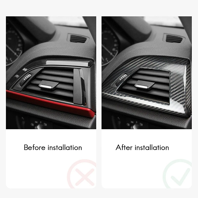 for BMW- 1 Series 1PCS/SET Automobile Dashboard Side Air Outlet Real Carbon Fiber Decorative Frame
for BMW- 1 Series 1PCS/SET Automobile Dashboard Side Air Outlet Real Carbon Fiber Decorative Frame