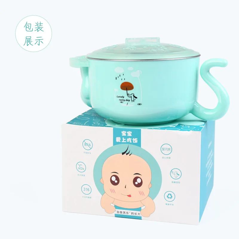 Baby Feeding Tableware Baby Training Complementary Food Bowl Water Injection Insulation Bowl Stainless Steel Drop-Proof Suction
Baby Feeding Tableware Baby Training Complementary Food Bowl Water Injection Insulation Bowl Stainless Steel Drop-Proof Suction
