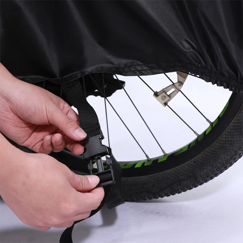 1PC Bike Outdoor Cover Waterproof Cover Rain Sun UV Dust Wind Proof Covers Size XL (Black 200X70X110cm)
1PC Bike Outdoor Cover Waterproof Cover Rain Sun UV Dust Wind Proof Covers Size XL (Black 200X70X110cm)