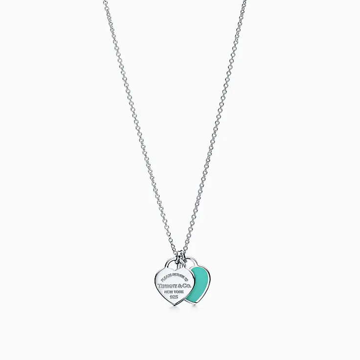 Tiffany Double Heart-shaped Enamel Necklace 925 Sterling Silver Charm Jewelry Pink Pendant Sweet Fashion necklaces for women
Tiffany Double Heart-shaped Enamel Necklace 925 Sterling Silver Charm Jewelry Pink Pendant Sweet Fashion necklaces for women