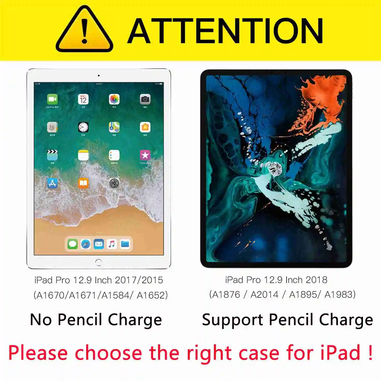Case For iPad Pro 12.9 with Pencil Holder 2018 2017 2015 Premium PU Leather TPU Soft Cover for iPad Pro 12.9 2018 Case+film+pen
Case For iPad Pro 12.9 with Pencil Holder 2018 2017 2015 Premium PU Leather TPU Soft Cover for iPad Pro 12.9 2018 Case+film+pen