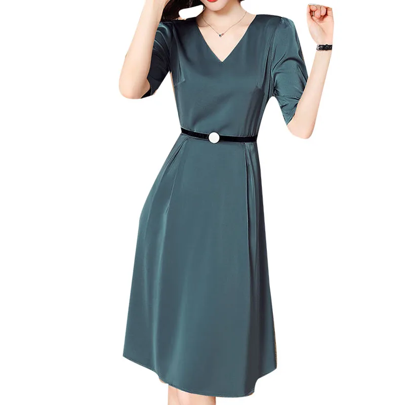 Women's Spring Summer Style Dress Women's Elegant V-neck Patchwork Lace Up Korean Casual Dress SS1851
Women's Spring Summer Style Dress Women's Elegant V-neck Patchwork Lace Up Korean Casual Dress SS1851