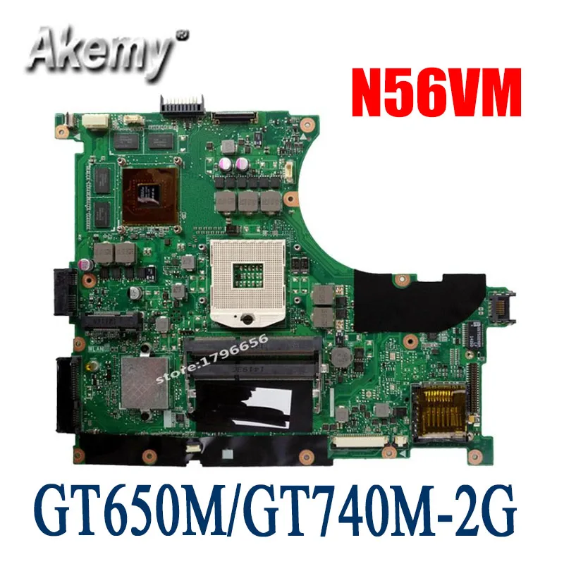 N56VB/N56VM материнская плата для ноутбука For Asus N56VB N56VM N56VJ N56VV протестированная