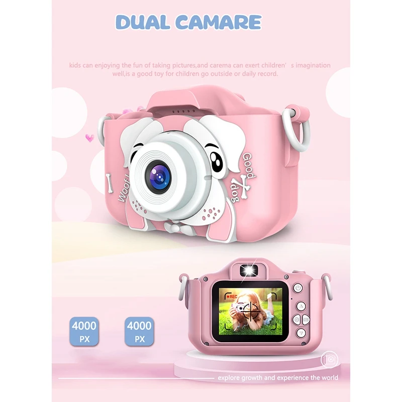 Kids Camera Children Cartoon Video Camera 2.0 Inch 2000W Pixels Perfect Gift Toys for Boys Girls
Kids Camera Children Cartoon Video Camera 2.0 Inch 2000W Pixels Perfect Gift Toys for Boys Girls