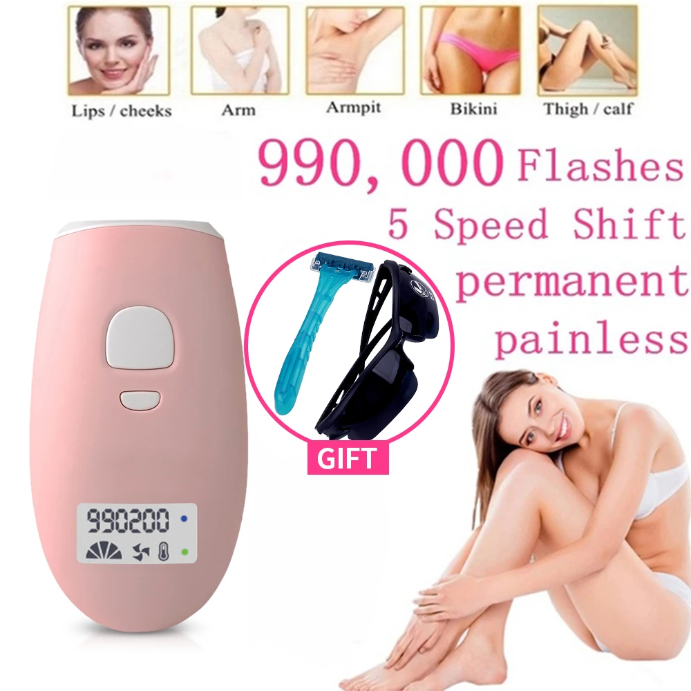 99W Flash Laser Hair Removal Device IPL Home Epilator Professional Hair Removal Whole Body Painless Hair Removal Bikini Armpit
99W Flash Laser Hair Removal Device IPL Home Epilator Professional Hair Removal Whole Body Painless Hair Removal Bikini Armpit