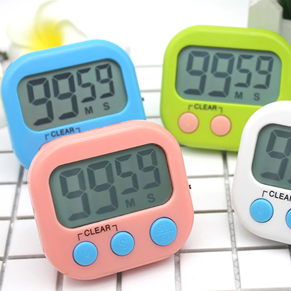 Digital Electronic Kitchen Timer Cooking Timer Clock Minute Second Count Up Countdown Large LCD Display Blue
Digital Electronic Kitchen Timer Cooking Timer Clock Minute Second Count Up Countdown Large LCD Display Blue