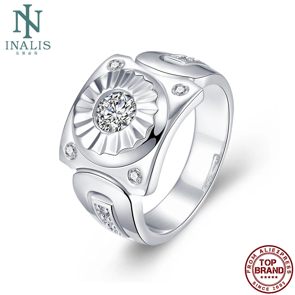 INALIS White Rings For Women With Round 5A Clear Cubic Zirconia Romantic Engagement Female Ring Fashion Jewelry Free Shipping
INALIS White Rings For Women With Round 5A Clear Cubic Zirconia Romantic Engagement Female Ring Fashion Jewelry Free Shipping