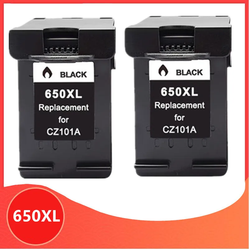 2PC Black Compatible Ink Cartridge 650XL Replacement for hp650 for hp 650 xl Deskjet 1015 1515 2515 2545 2645 3515 4645 Printer
2PC Black Compatible Ink Cartridge 650XL Replacement for hp650 for hp 650 xl Deskjet 1015 1515 2515 2545 2645 3515 4645 Printer