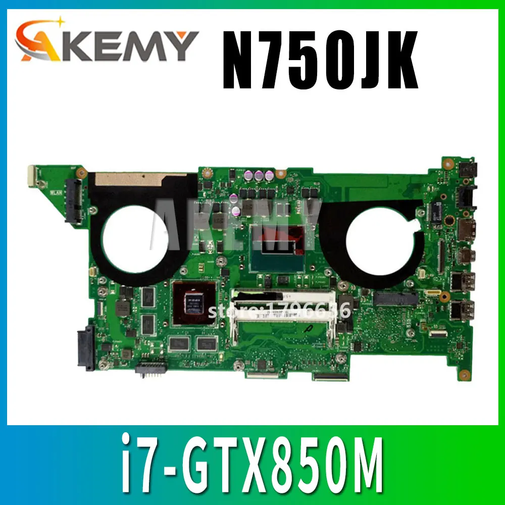 N750JK Motherboard i7-GTX850M 2GB for ASUS N750JK N750JV laptop Motherboard N750JK Mainboard N750JK Motherboard test ok
N750JK Motherboard i7-GTX850M 2GB for ASUS N750JK N750JV laptop Motherboard N750JK Mainboard N750JK Motherboard test ok