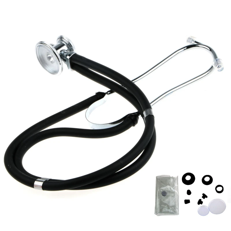 Professional Clinical Stethoscope Doctor Cardiology Portable Stethoscope Double Head Chest Piece Medical Accessories Devices
Professional Clinical Stethoscope Doctor Cardiology Portable Stethoscope Double Head Chest Piece Medical Accessories Devices
