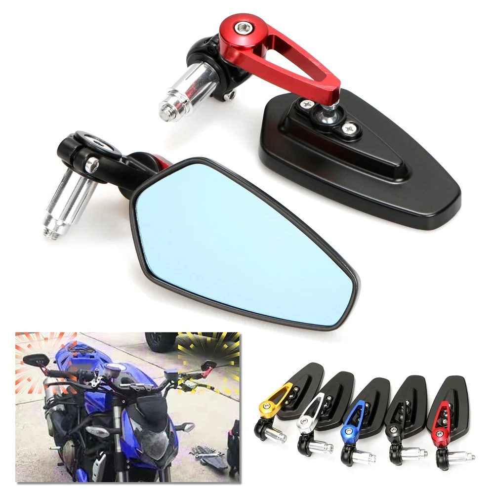 1 Pair 7/8" 22mm Universal for Honda Street Sport Bike Motorcycle Handlebar End Rearview Side Mirror Aluminum Reflector Mirror
1 Pair 7/8" 22mm Universal for Honda Street Sport Bike Motorcycle Handlebar End Rearview Side Mirror Aluminum Reflector Mirror