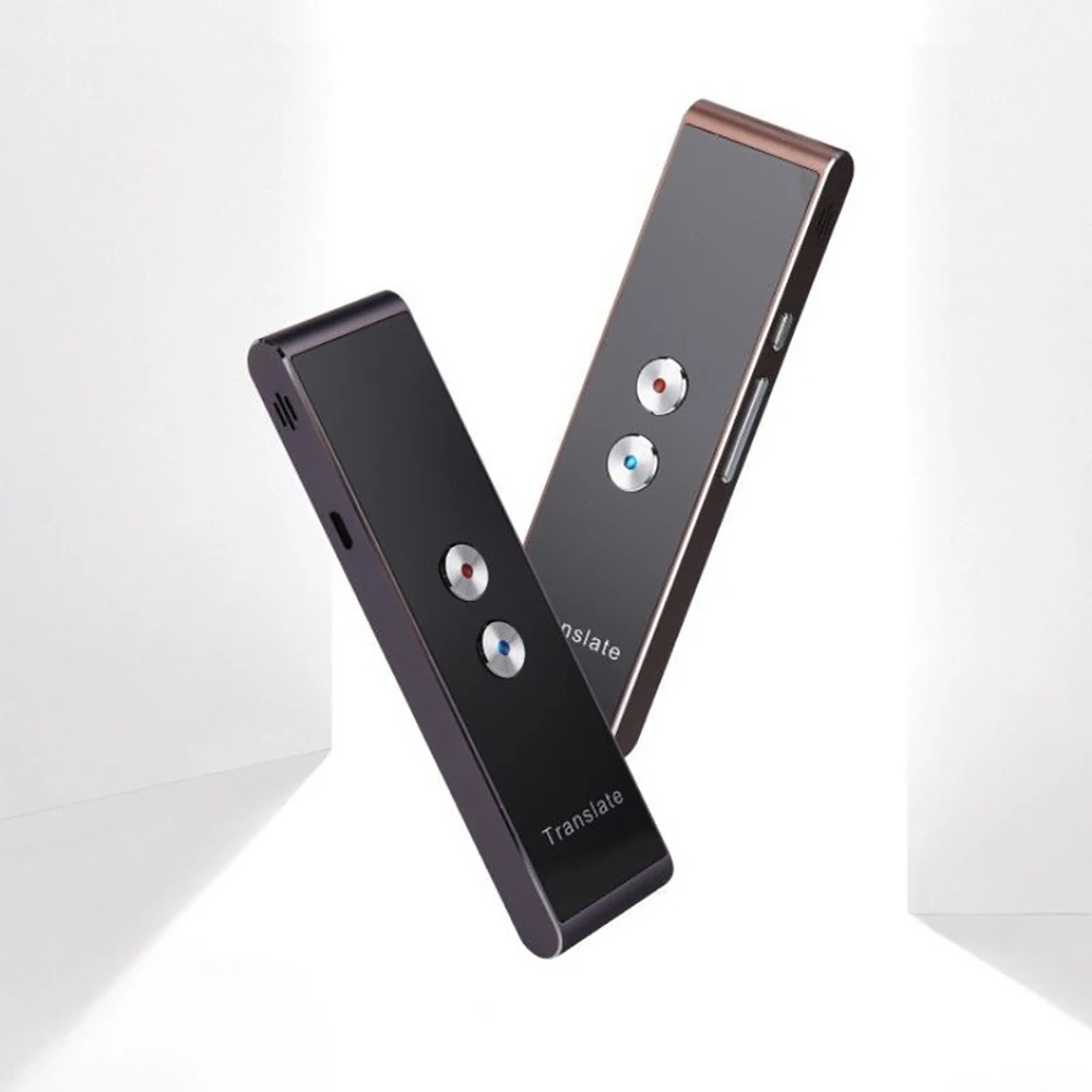 T8 Voice Translator Multi Languages Instant Translate Wireless Way Real Time Translator Bluetooth Business Meeting Translator
T8 Voice Translator Multi Languages Instant Translate Wireless Way Real Time Translator Bluetooth Business Meeting Translator