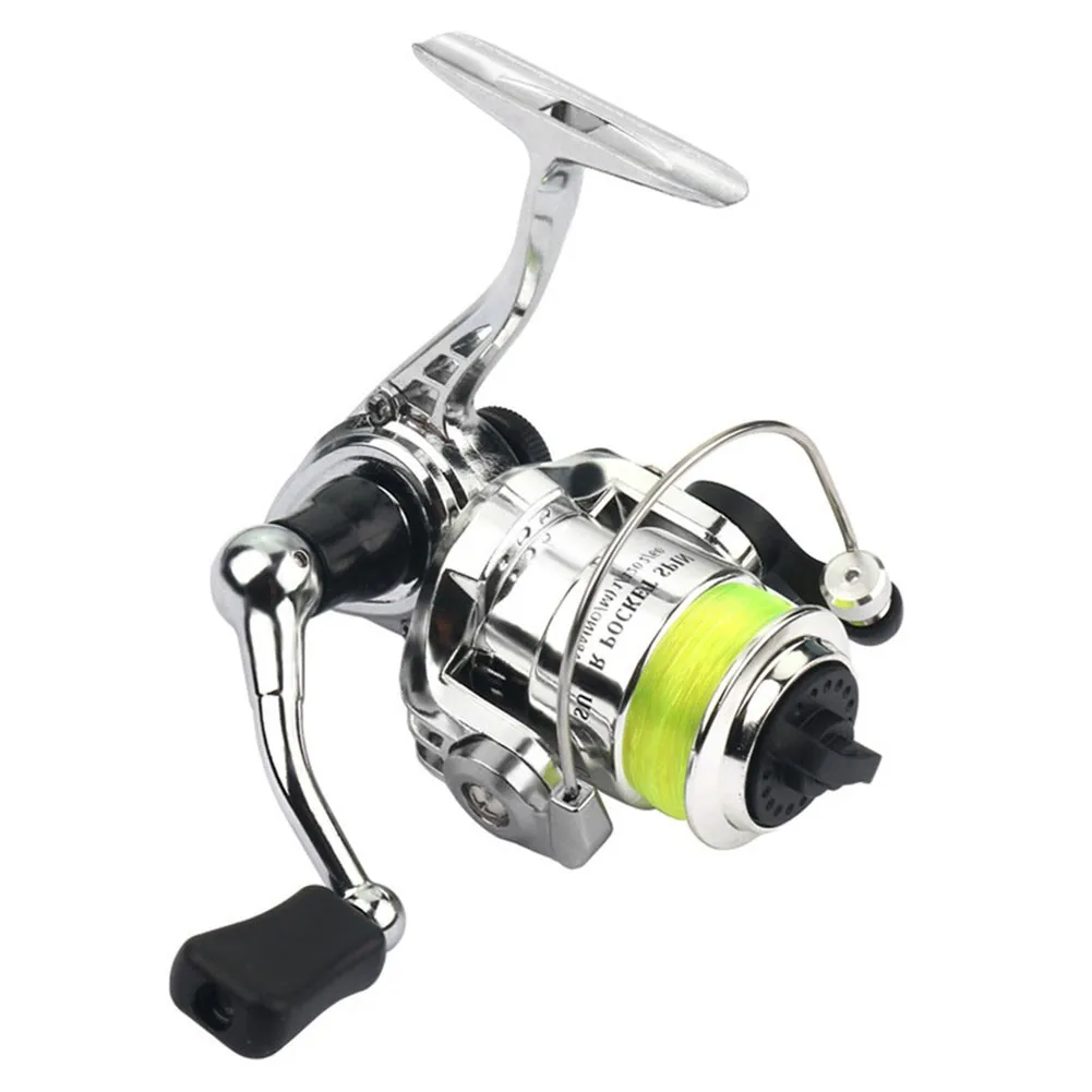Mini 100 Pocket Spinning Fishing Reel Fishing Tackle 4.3:1 Gear Ration 2+1BB Exquisite Workmanship Metal Fishing Reel Pesca
Mini 100 Pocket Spinning Fishing Reel Fishing Tackle 4.3:1 Gear Ration 2+1BB Exquisite Workmanship Metal Fishing Reel Pesca
