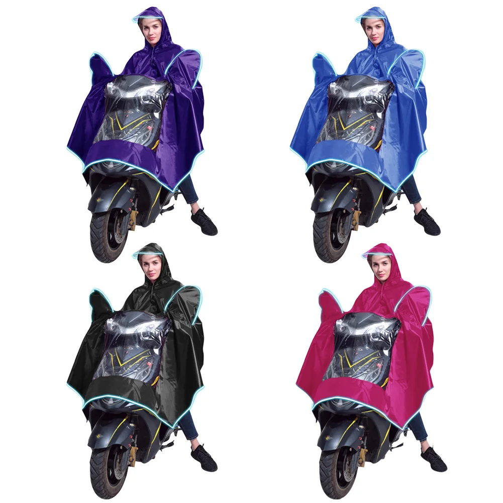 Motorcycle Accessories Poncho Wide Hat Brim PVC Safe Riding Universal Waterpoof With Reflective Strip Rain Cape
Motorcycle Accessories Poncho Wide Hat Brim PVC Safe Riding Universal Waterpoof With Reflective Strip Rain Cape