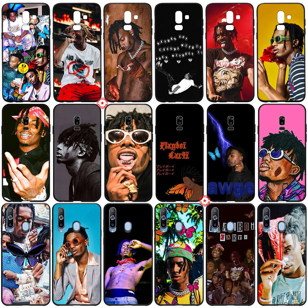 Мягкий силиконовый чехол Y57 Playboi Carti для Samsung Galaxy M30 M20 M10 A6 J4 J6 Plus Core A7 A8 A9 J7 Duo