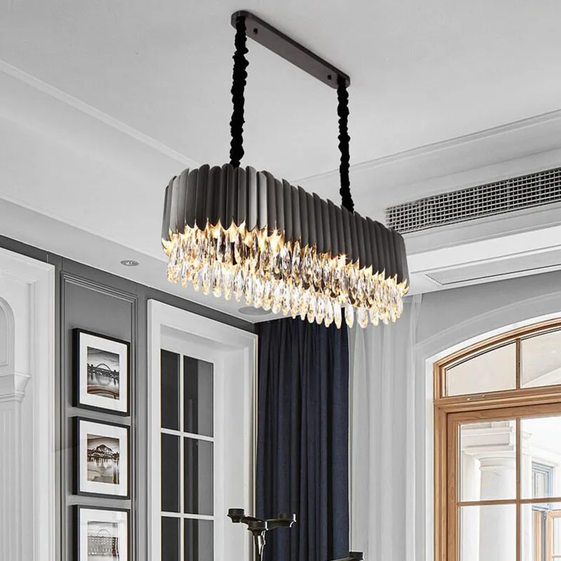 Luxury Stainless Steel Crystal Chandelier Rectangular Led Restaurant Lamp Luxury Living Room Hotel Engineering Decorative Lamp
Luxury Stainless Steel Crystal Chandelier Rectangular Led Restaurant Lamp Luxury Living Room Hotel Engineering Decorative Lamp