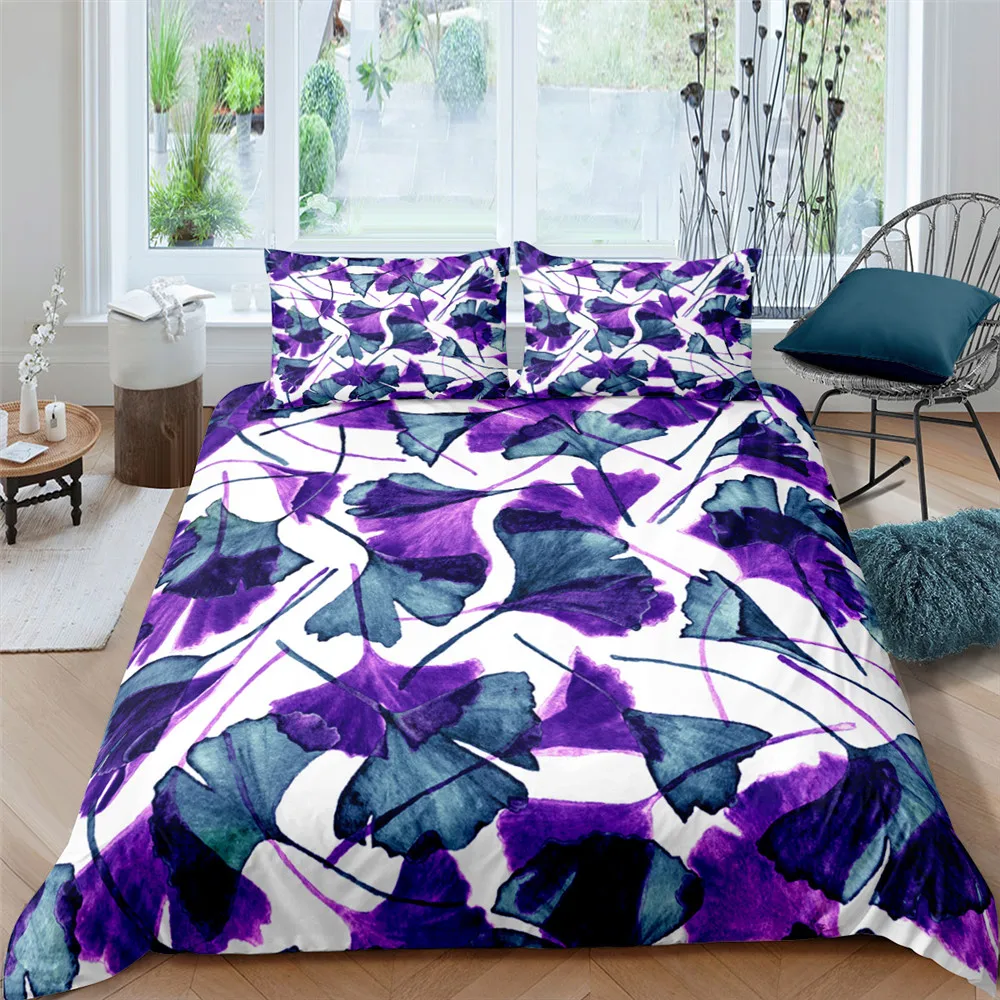 Leaves Comfortable Bedding Set Twin Double Queen Size 2/3pcs Quilt Cover Duvet With Pillowcase For Home Textiles
Leaves Comfortable Bedding Set Twin Double Queen Size 2/3pcs Quilt Cover Duvet With Pillowcase For Home Textiles