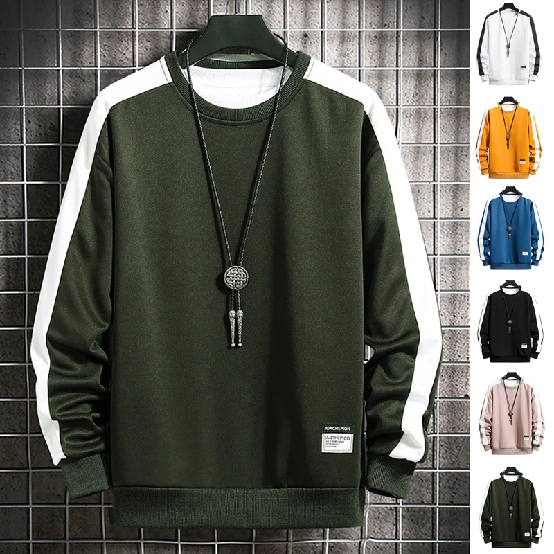 2021 Fashion Harajuku Sweatshirts Men Spring Autumn New 6 Color Hoodie Mens Casual O-Neck Patchwork Sweatshirt for Young Men
2021 Fashion Harajuku Sweatshirts Men Spring Autumn New 6 Color Hoodie Mens Casual O-Neck Patchwork Sweatshirt for Young Men