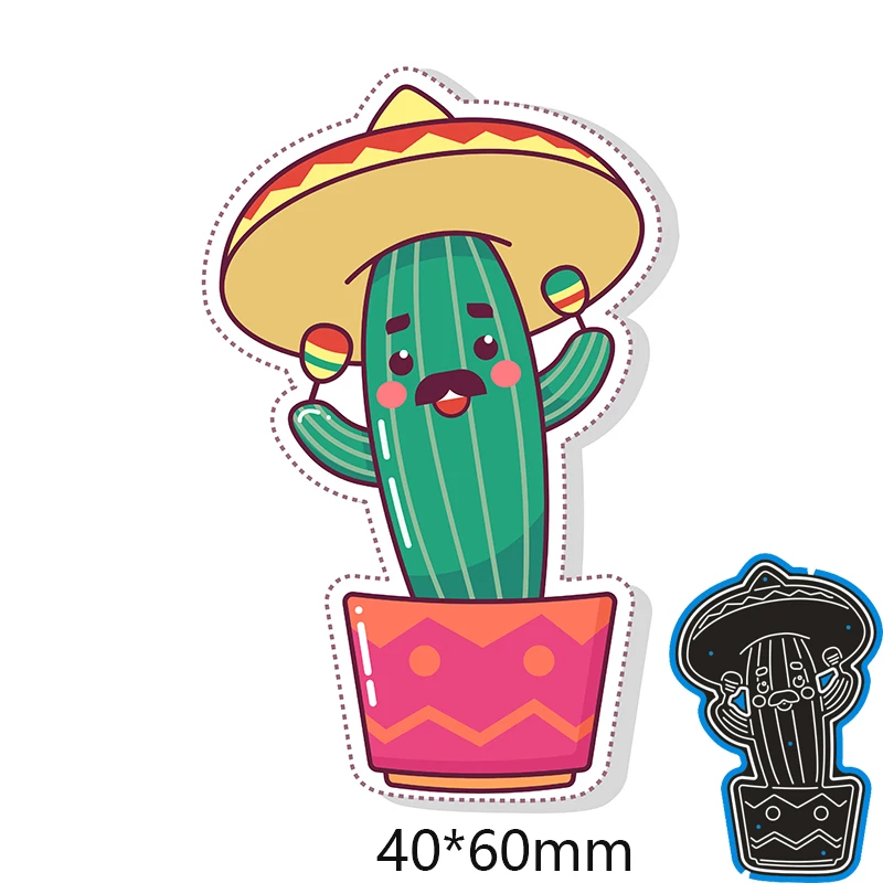 New Metal Cutting Dies Mr. Cactus For Card DIY Scrapbooking stencil Paper Craft Album template Dies 4*6cm
New Metal Cutting Dies Mr. Cactus For Card DIY Scrapbooking stencil Paper Craft Album template Dies 4*6cm