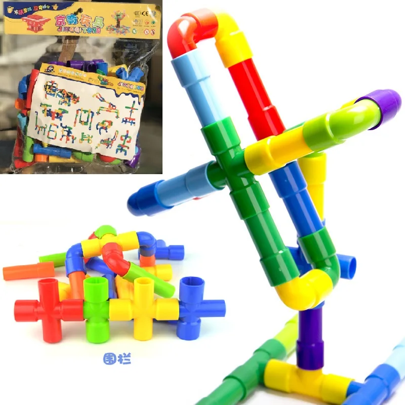 Plastic puzzle toy Waterway pipeline style Inserting block Preschool Learning intelligence assemble shape match game 1bag
Plastic puzzle toy Waterway pipeline style Inserting block Preschool Learning intelligence assemble shape match game 1bag