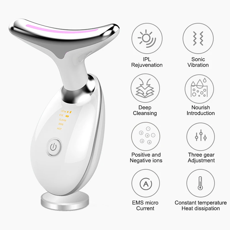 7in1RF&EMS lifting Beauty LED Photon Face Skin +3 Colors Led Facial Neck Massager Photon Therapy Heating Wrinkle Removal
7in1RF&EMS lifting Beauty LED Photon Face Skin +3 Colors Led Facial Neck Massager Photon Therapy Heating Wrinkle Removal