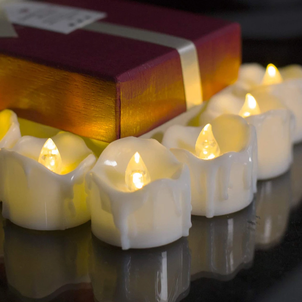 12PCS LED Flameless Candle Lights Tea Candles Flickering LED Candle Battery Powered For Home Wedding Birthday Party Decoration
12PCS LED Flameless Candle Lights Tea Candles Flickering LED Candle Battery Powered For Home Wedding Birthday Party Decoration