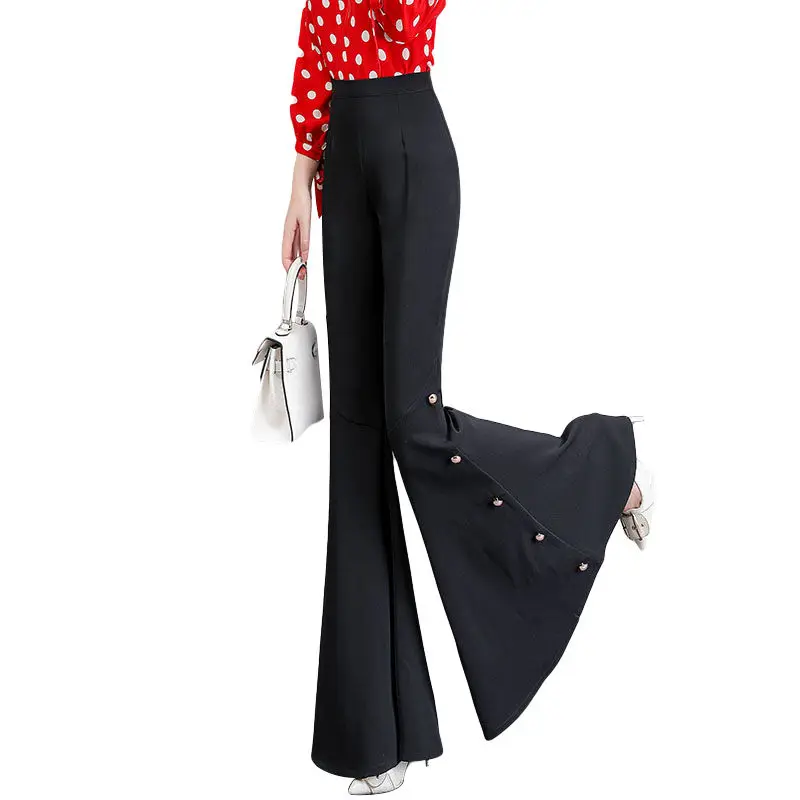 2021 Summer Casual Bell Bottom Women Leggings Nail Bead Ruffles Slim Leggings High Waist Chic Flare Pants Women's
2021 Summer Casual Bell Bottom Women Leggings Nail Bead Ruffles Slim Leggings High Waist Chic Flare Pants Women's
