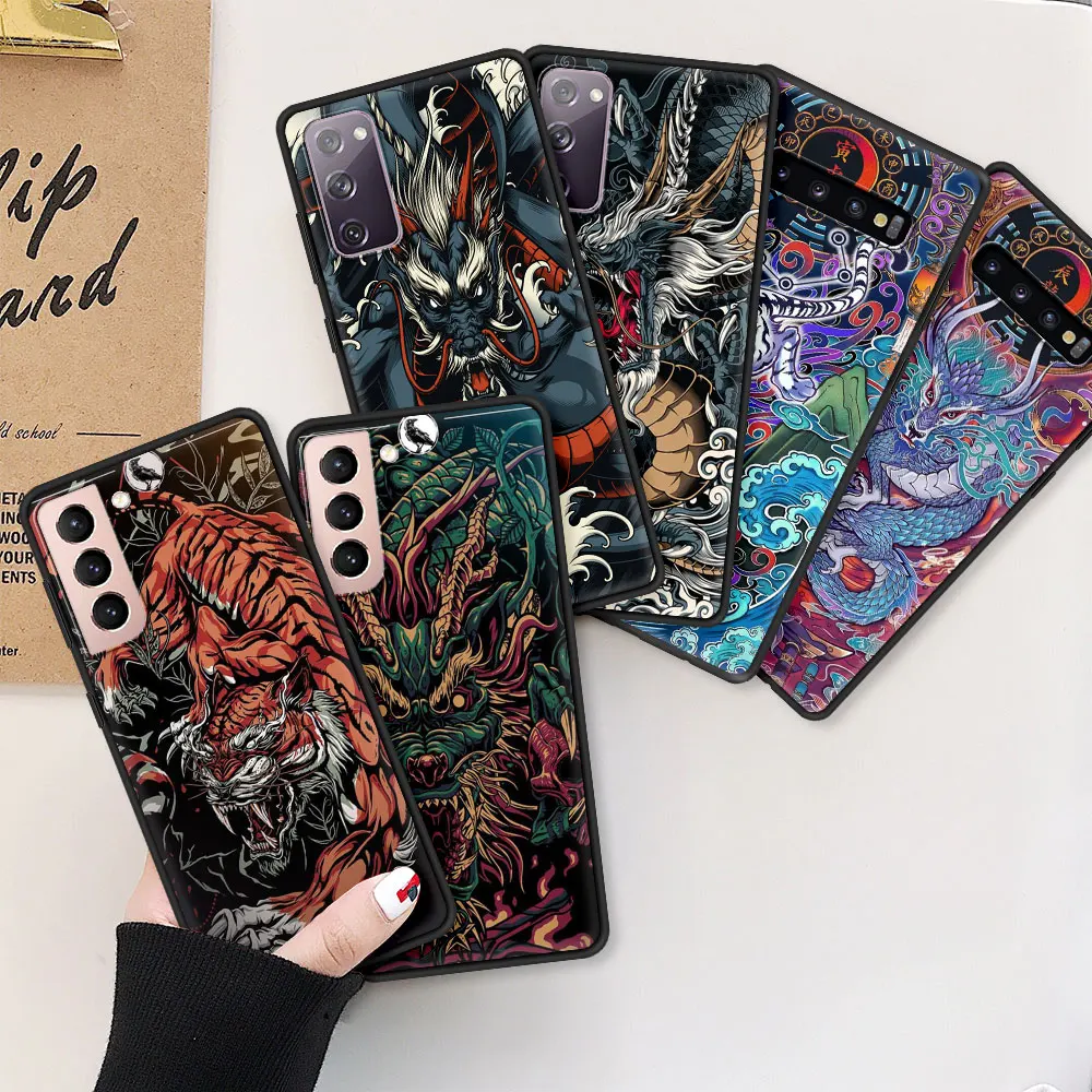 Dragon Tiger Pattern Case For Samsung Galaxy S20 FE S10 Plus S21 Ultra S10Lite S9 S8 Antiknock Phone S10e S7 Edge Covers Funda
Dragon Tiger Pattern Case For Samsung Galaxy S20 FE S10 Plus S21 Ultra S10Lite S9 S8 Antiknock Phone S10e S7 Edge Covers Funda