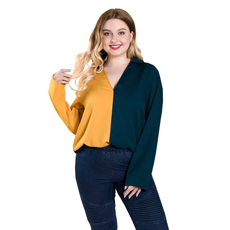 3XL 4XL Plus Size Blouse For Women V Neck Elegant Long Sleeves Lady Office All Match Shirts Spring Autumn Clothes Femme Ropa
3XL 4XL Plus Size Blouse For Women V Neck Elegant Long Sleeves Lady Office All Match Shirts Spring Autumn Clothes Femme Ropa