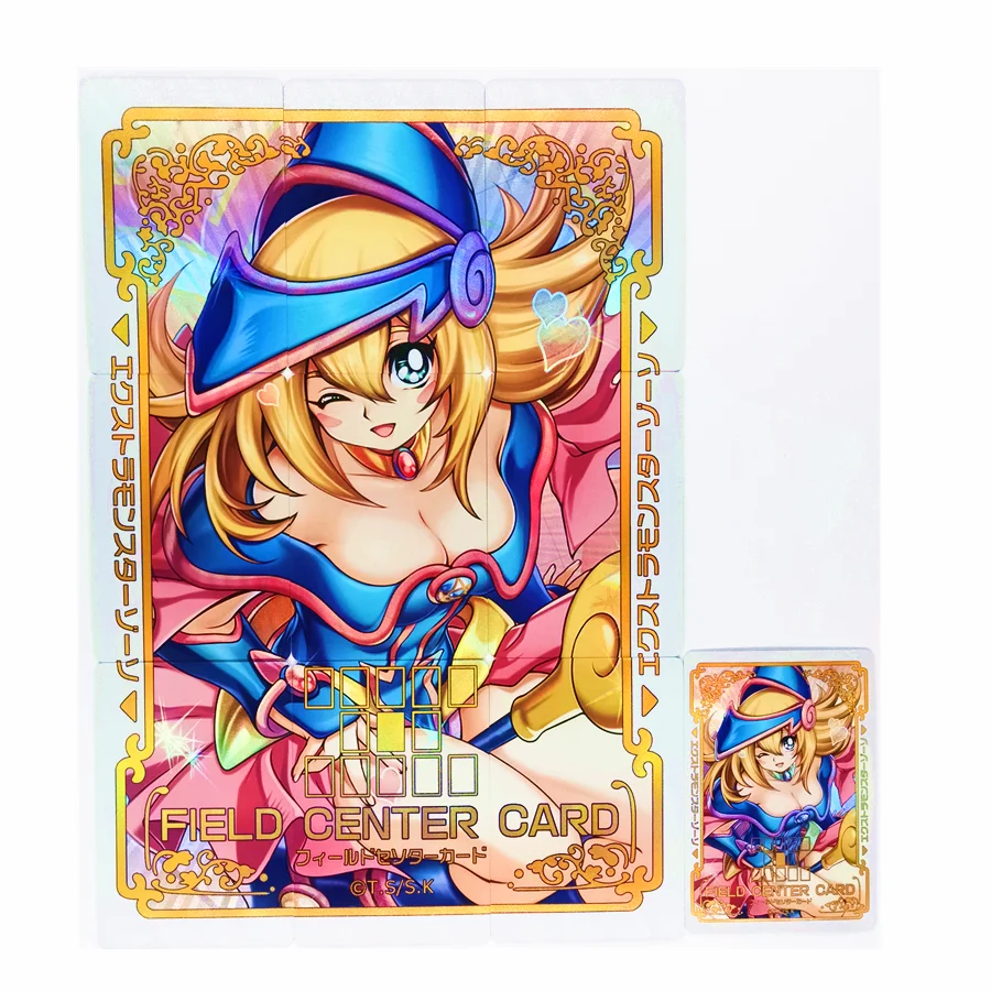 10 шт./компл. Yu Gi Oh Dark Magician Girl 9 в 1 сделай сам красочные игрушки Хобби Коллекционные