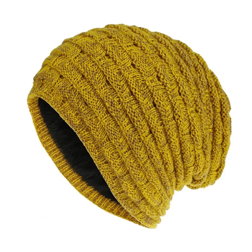 New simple Women Autumn Winter Solid Color Plush Warm Knitted Baggy Beanie Hat for Women Winter Skullies Slouchy Female Cap
New simple Women Autumn Winter Solid Color Plush Warm Knitted Baggy Beanie Hat for Women Winter Skullies Slouchy Female Cap