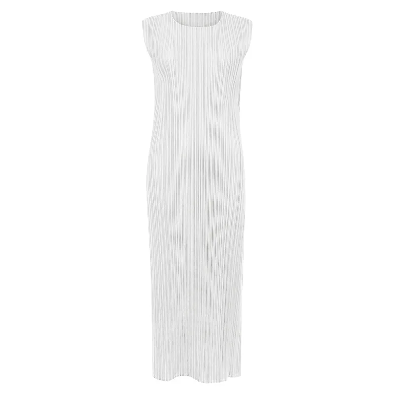 TVVOVVIN 2021 Summer New O-neck Sleeveless All-match Dress Women's Simple Solid Color Mid-length Pleated Dress BVCK
TVVOVVIN 2021 Summer New O-neck Sleeveless All-match Dress Women's Simple Solid Color Mid-length Pleated Dress BVCK