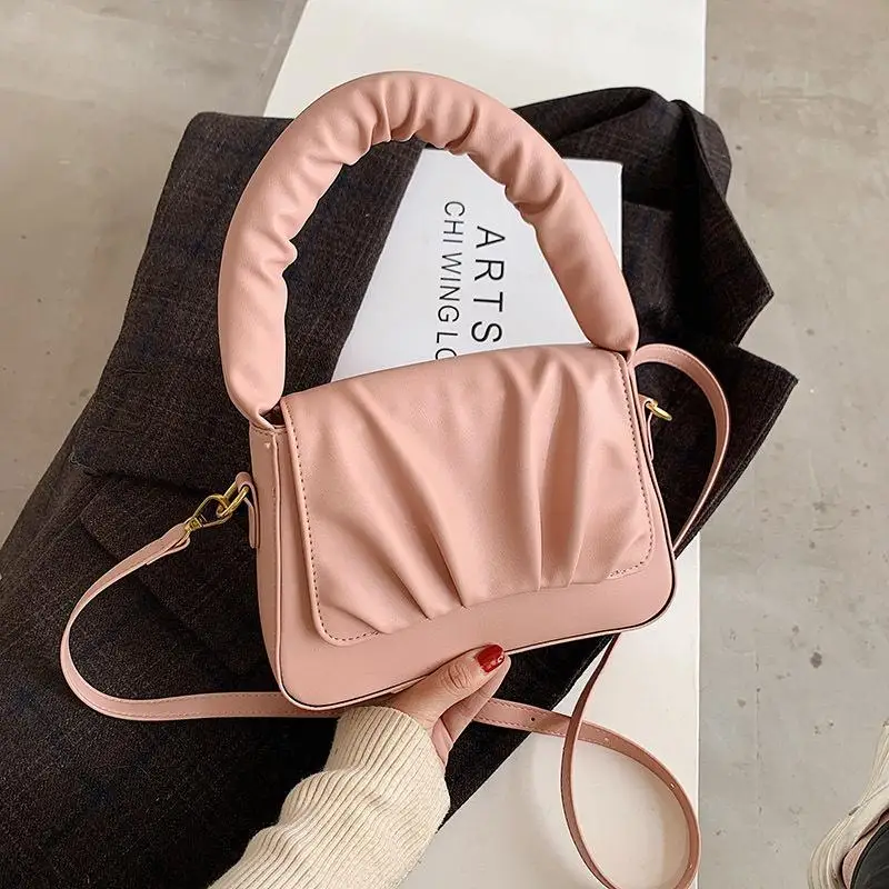 Fashion Folds Design Small Women Handbag Casual Solid Armpit Women Shoulder Bag High Quality Pu Leather Crossbody Bags For Women
Fashion Folds Design Small Women Handbag Casual Solid Armpit Women Shoulder Bag High Quality Pu Leather Crossbody Bags For Women