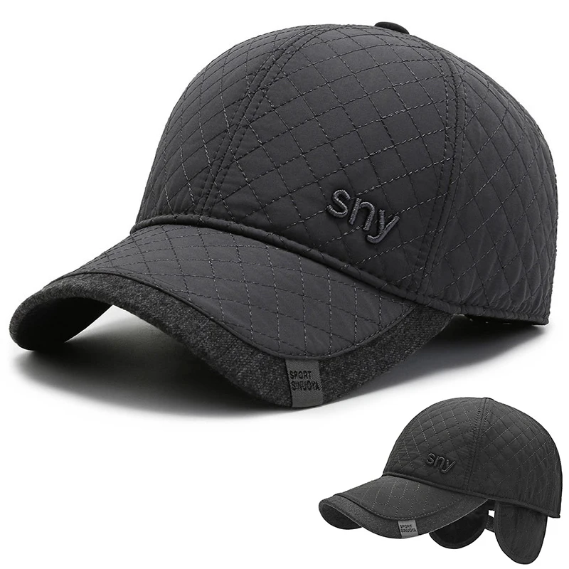 Snapback Hat Winter Hat for Men Middle-Aged and Elderly Baseball Cap Dad Hat Plush and Thicken Warm Hat With Earflaps Windproof
Snapback Hat Winter Hat for Men Middle-Aged and Elderly Baseball Cap Dad Hat Plush and Thicken Warm Hat With Earflaps Windproof