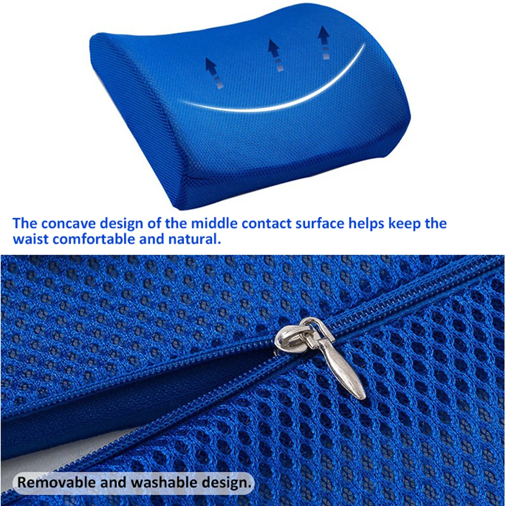 Car Soft Memory Foam Lumbar Support Back Massager Waist Cushion Seat Pillow For Chairs in the Car Waist Cushion Accessories
Car Soft Memory Foam Lumbar Support Back Massager Waist Cushion Seat Pillow For Chairs in the Car Waist Cushion Accessories