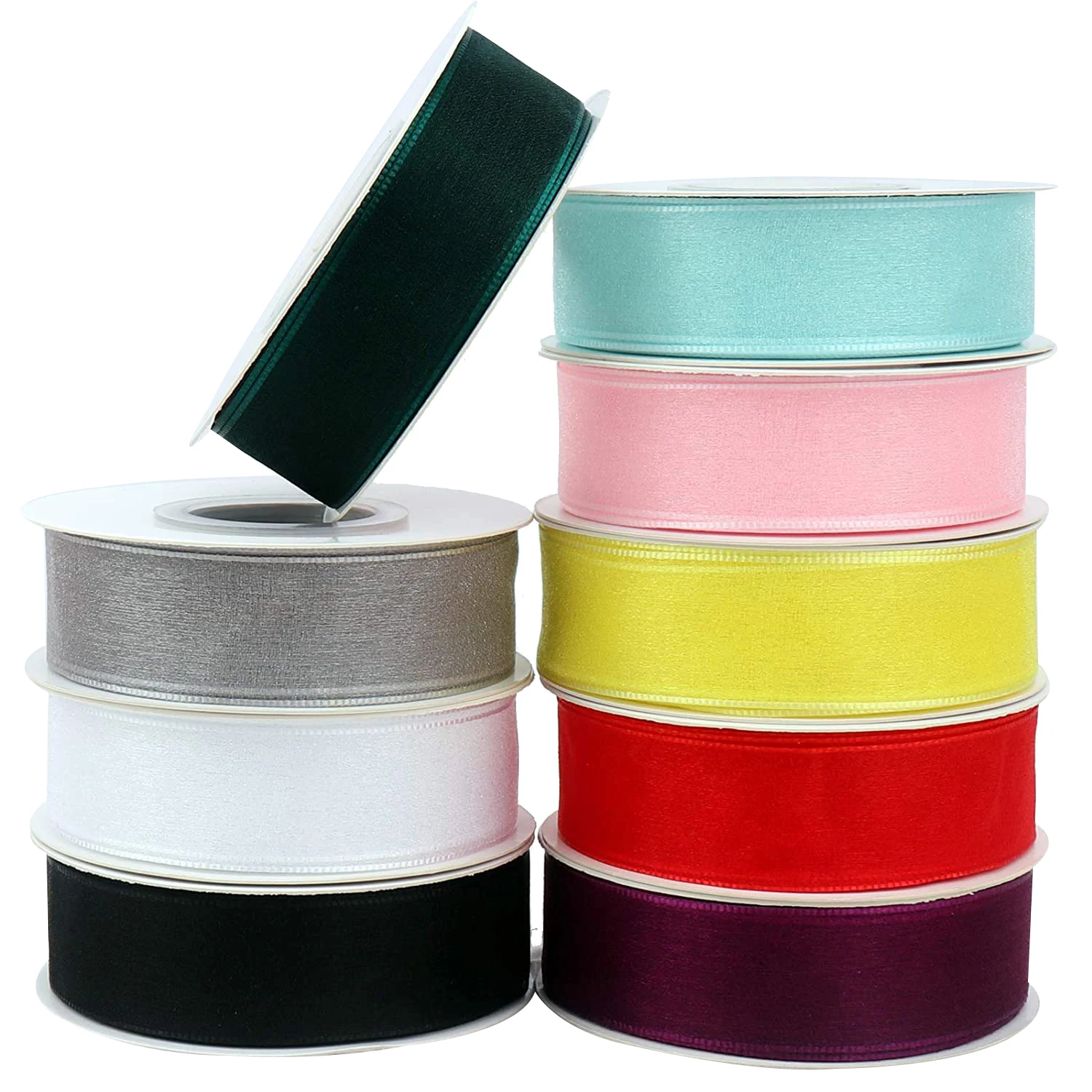 200 Yards/Roll 13mm 1/2 inch Shimmer Sheer Organza Ribbon Christmas Decoration Gift Packaging Wedding SuppliesTapes DIY Ribbons
200 Yards/Roll 13mm 1/2 inch Shimmer Sheer Organza Ribbon Christmas Decoration Gift Packaging Wedding SuppliesTapes DIY Ribbons