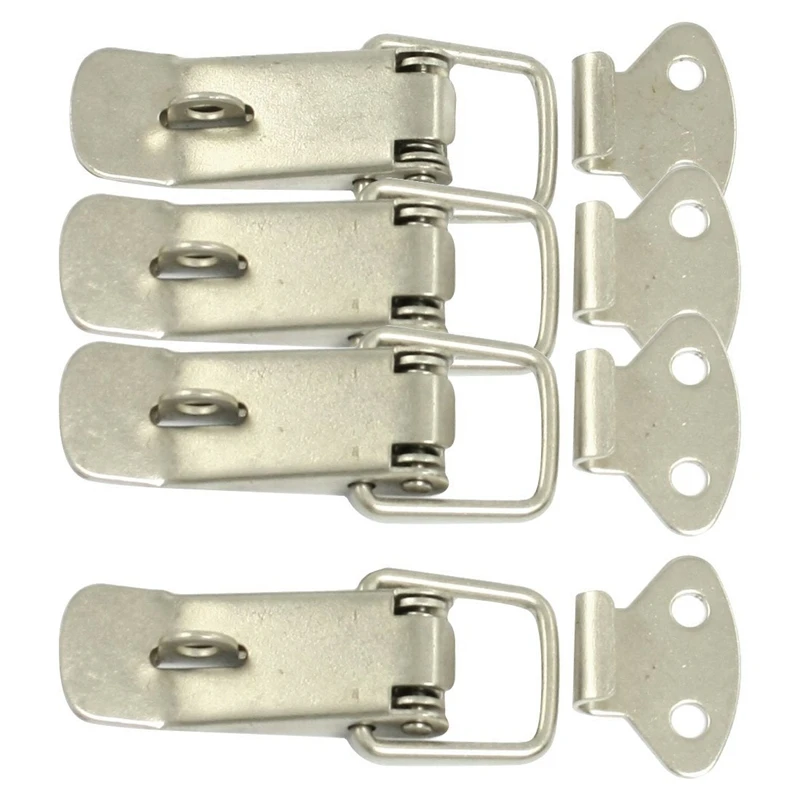 NEW-4 Pcs Hardware Cabinet Boxes Spring Loaded Latch Catch Toggle Hasp
NEW-4 Pcs Hardware Cabinet Boxes Spring Loaded Latch Catch Toggle Hasp