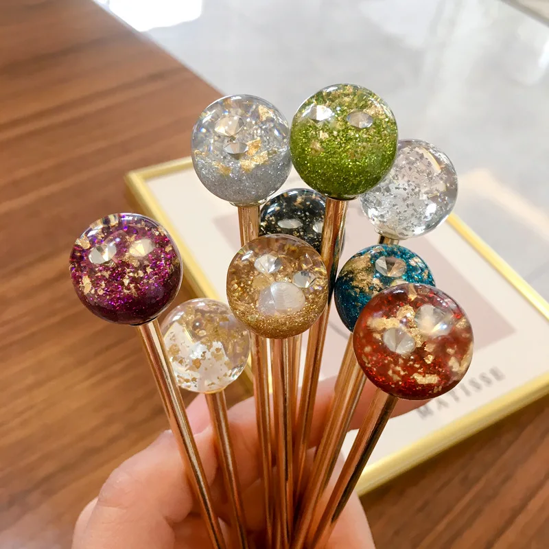 Starry Sky Hairpin Ins Style Japanese Cute Girl Hairpin Gold Color Ball Shape Hair Stick
Starry Sky Hairpin Ins Style Japanese Cute Girl Hairpin Gold Color Ball Shape Hair Stick