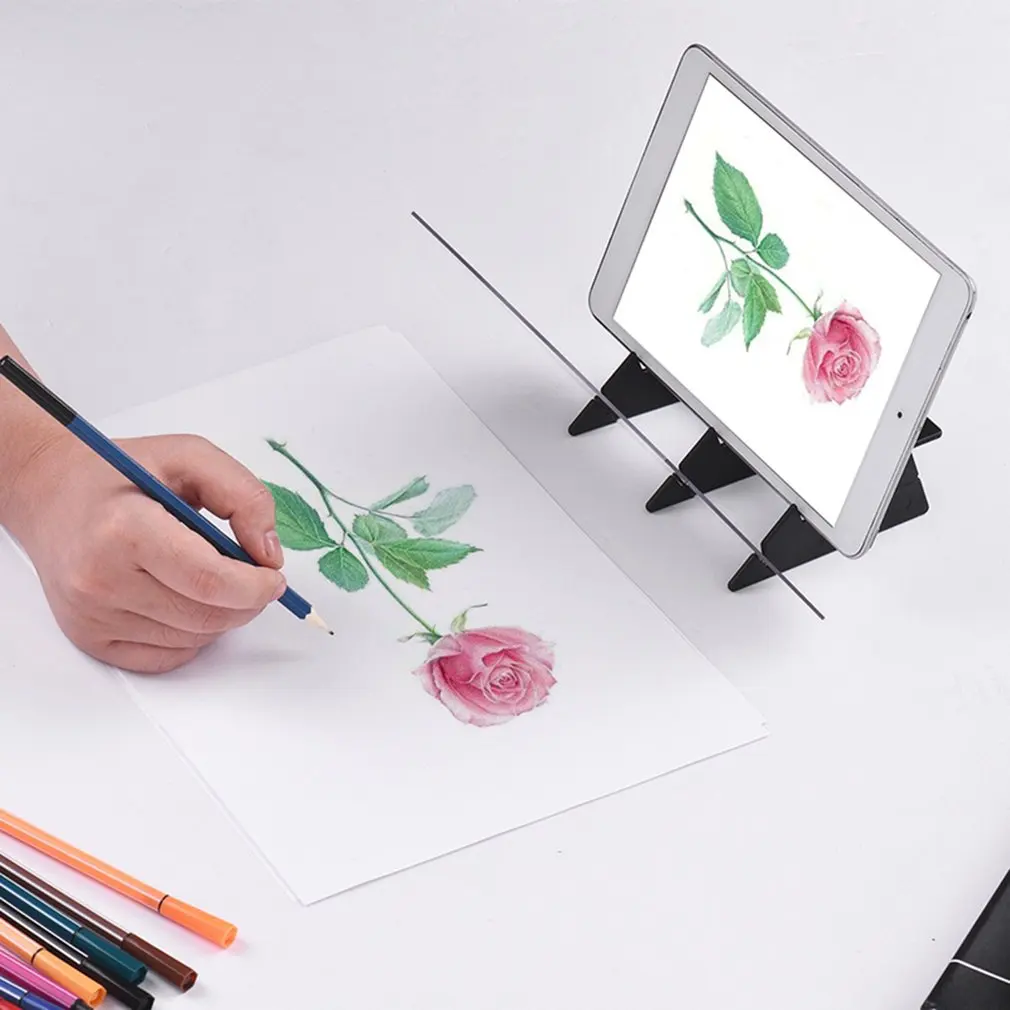 Optical Imaging Drawing Board Lens Sketch Specular Reflection Dimming Bracket Holder Painting Mirror Plate Tracing Table Plotter
Optical Imaging Drawing Board Lens Sketch Specular Reflection Dimming Bracket Holder Painting Mirror Plate Tracing Table Plotter
