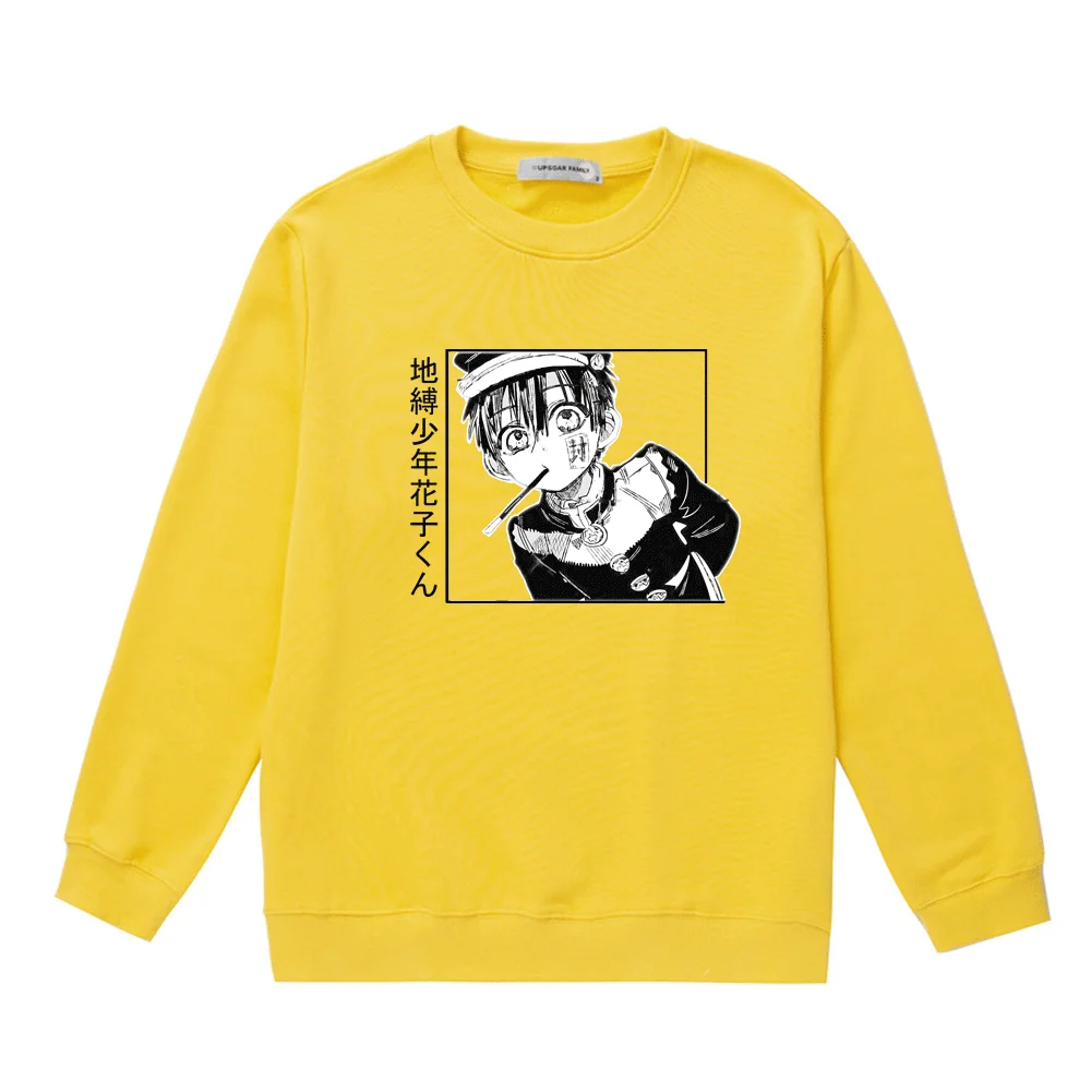 Spring and Autumn Men's pullover Toilet Bound Hanako Kun Long Sleeves Casual Women/men Sweatshirt Harajuku Sweatshirt Tops men
Spring and Autumn Men's pullover Toilet Bound Hanako Kun Long Sleeves Casual Women/men Sweatshirt Harajuku Sweatshirt Tops men