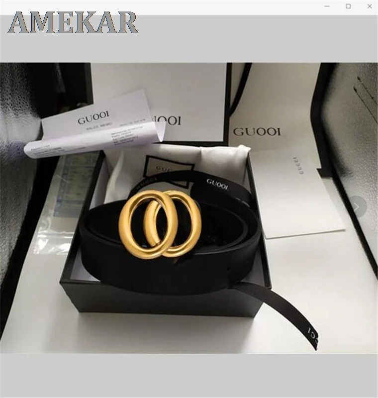 2021 Luxury Designer G Gold Buckle Men Women's Jeans Belt Size 3.8-3.4-2.0cm With Gift Box
2021 Luxury Designer G Gold Buckle Men Women's Jeans Belt Size 3.8-3.4-2.0cm With Gift Box