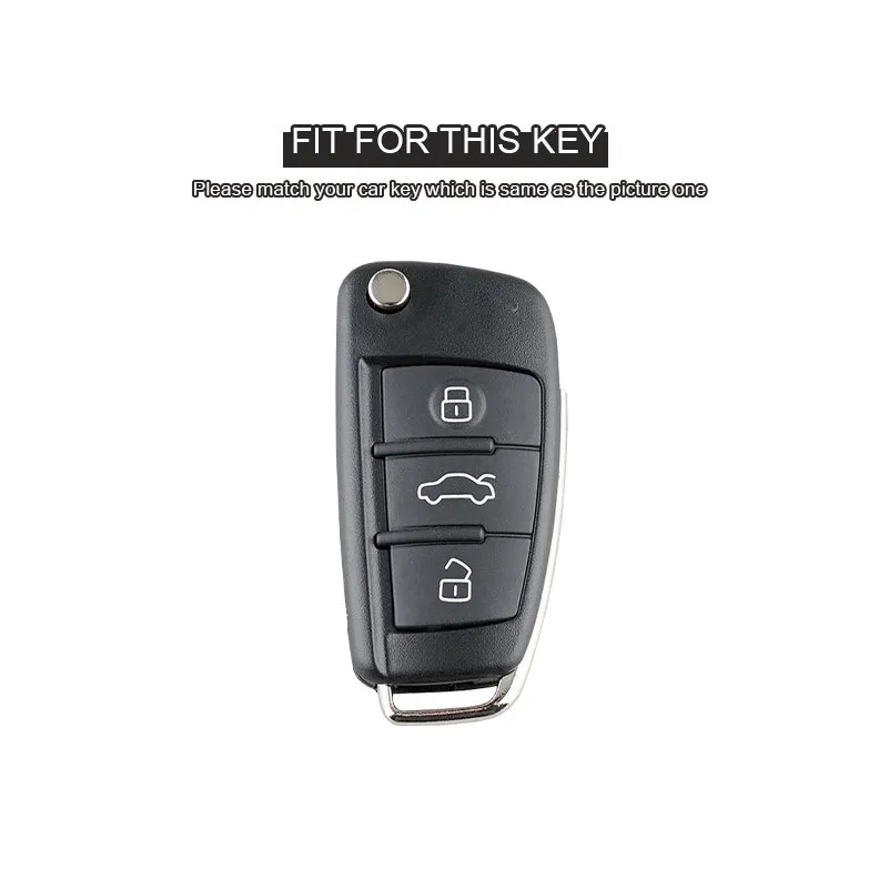 Carbon Fiber ABS Car Key Case For Audi A1 A3 A4 2006 A6 Q2 Q3 Q7 Allroad RS4 TT 2008 FLip Keychain Holder Remote Protector Cover
Carbon Fiber ABS Car Key Case For Audi A1 A3 A4 2006 A6 Q2 Q3 Q7 Allroad RS4 TT 2008 FLip Keychain Holder Remote Protector Cover