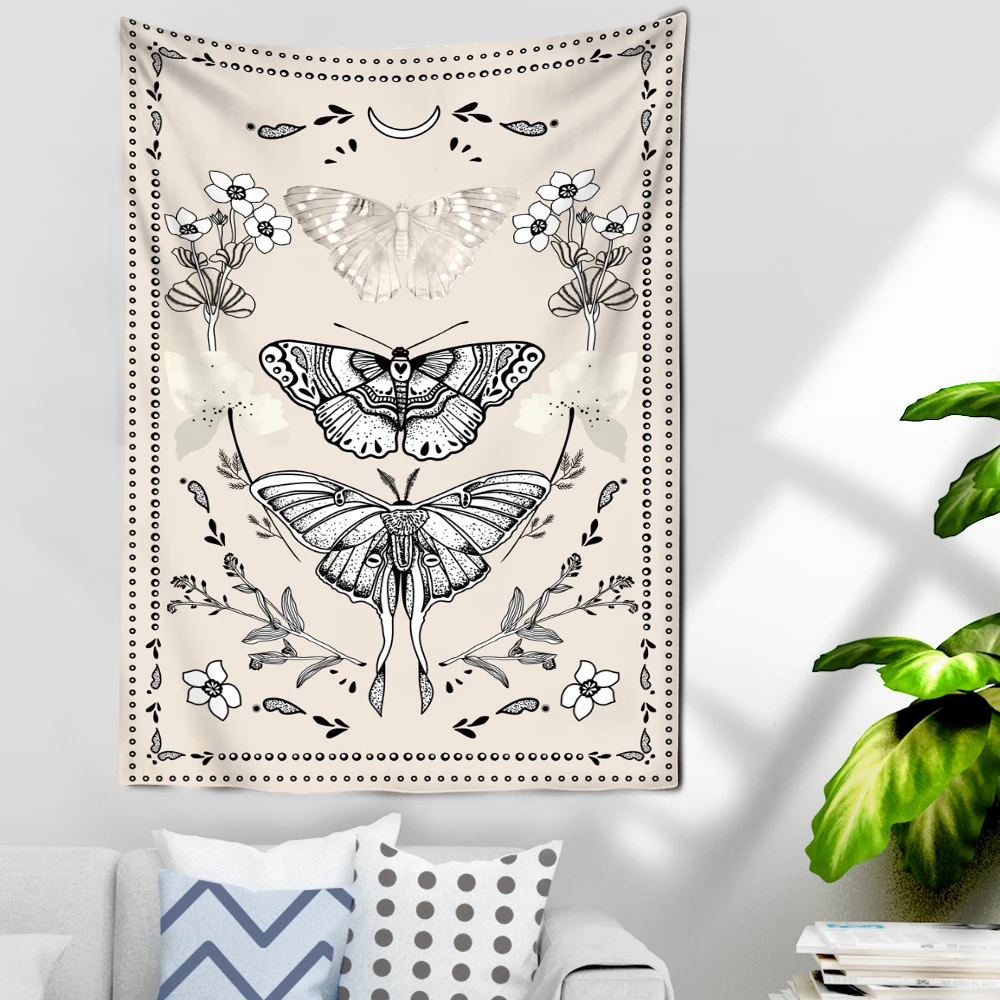 Гобелен черный белый психоделический бабочка
Гобелен черный белый психоделический бабочка