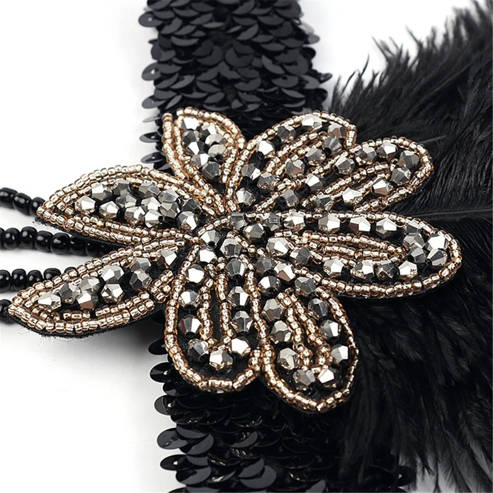 1920s Headpiece Feather Flapper Headband Headpiece Great Gatsby Headdress Vintage Party Costume Dress cosplay Hair Accessories 
1920s Headpiece Feather Flapper Headband Headpiece Great Gatsby Headdress Vintage Party Costume Dress cosplay Hair Accessories