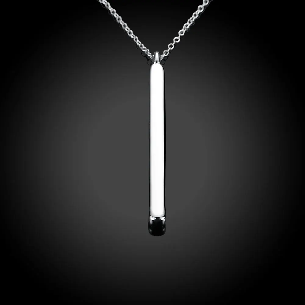 Chic 925 Sterling Silver Bar Pendant Chocker Statement Necklaces Punk Style New Year's Gifts Fine Jewelry For Women Collares
Chic 925 Sterling Silver Bar Pendant Chocker Statement Necklaces Punk Style New Year's Gifts Fine Jewelry For Women Collares